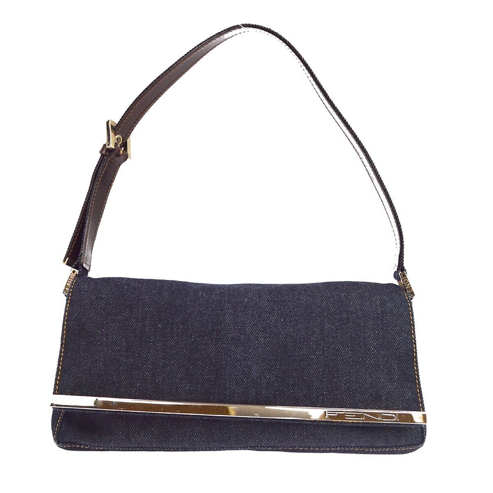 Fendi Convertible Baguette Denim Medium